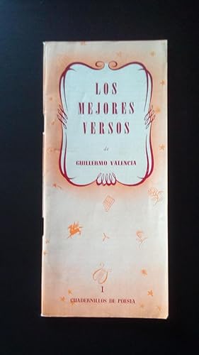 Portada del libro de LOS MEJORES VERSOS DE GUILLERMO VALENCIA