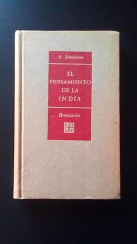 Portada del libro de PENSAMIENTO EN LA INDIA, EL