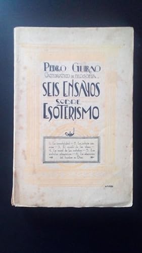 Portada del libro de SEIS ENSAYOS SOBRE ESOTERISMO