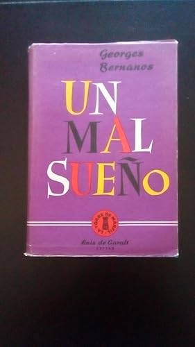 Portada del libro de UN MAL SUEÑO