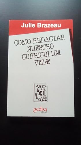 Portada del libro de COMO REDACTAR NUESTRO CURRICULUM VITAE