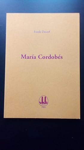 Portada del libro de MARIA CORDOBES
