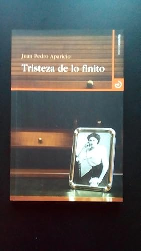 Portada del libro de TRISTEZA DE LO INFINITO