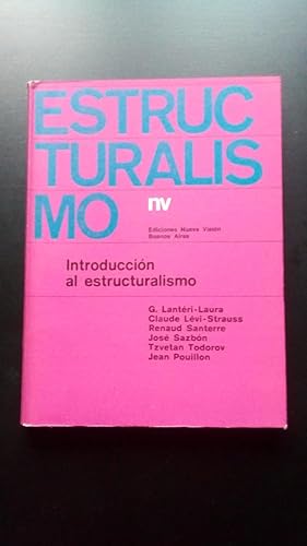 Portada del libro de INTRODUCCION AL ESTRUCTURALISMO