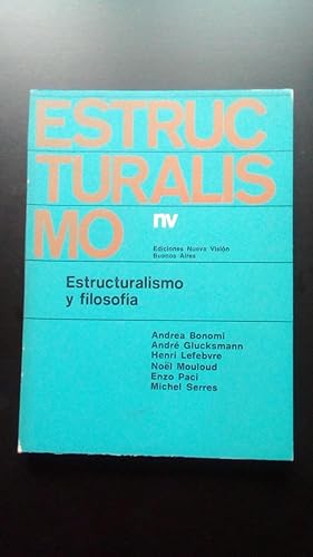 Portada del libro de ESTRUCTURALISMO Y FILOSOFIA