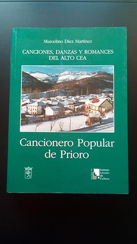 Portada del libro de CANCIONES, DANZAS Y ROMANCES DEL ALTO GEA - CANCIONERO POPULAR DE PRIORO