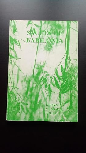 Portada del libro de SAUCES DE BABILONIA