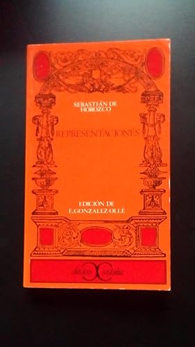 Portada del libro de REPRESENTACIONES