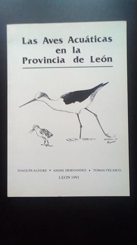 Portada del libro de LAS AVES ACUATICAS EN LA PROVINCIA DE LEON