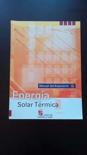 Portada del libro de ENERGIA SOLAR TERMICA . MANUAL DEL ARQUITECTO