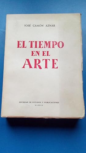 Portada del libro de TIEMPO EN EL ARTE, EL