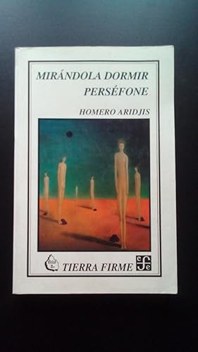 Portada del libro de MIRANDOLA DORMIR -  PERSEFONE