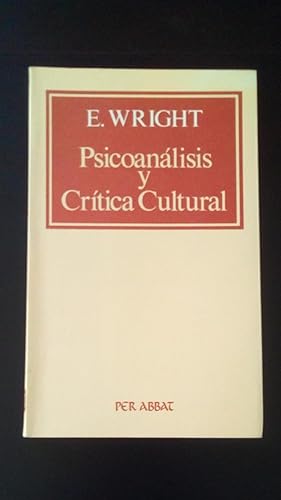 Portada del libro de PSICOANALISIS Y CRITICA CULTURAL
