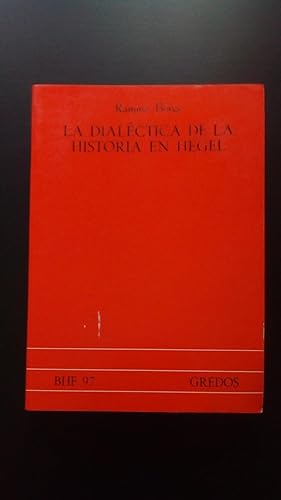 Portada del libro de DIALECTICA DE LA HISTORIA EN HEGEL
