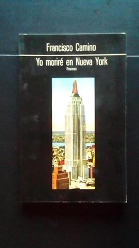 Portada del libro de YO MORIRE EN NUEVA YORK