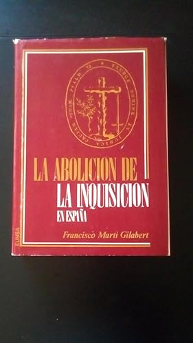 Portada del libro de ABOLICION DE LA INQUISICION EN ESPAÑA