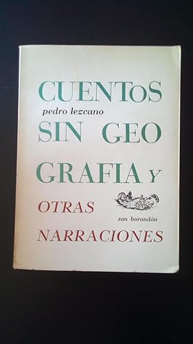 Portada del libro de CUENTOS SIN GEOGRAFIA Y OTRAS NARRACIONES