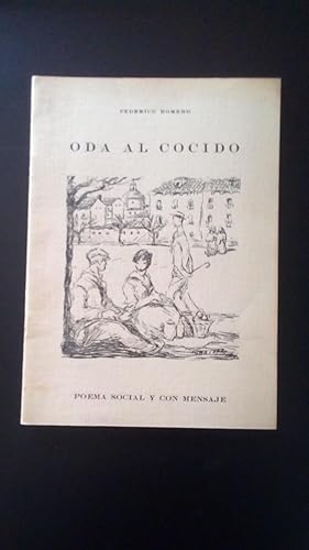 Portada del libro de ODA AL COCIDO - POEMA SOCIAL Y CON MENSAJE