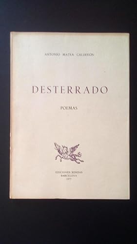 Portada del libro de DESTERRADO - POEMAS