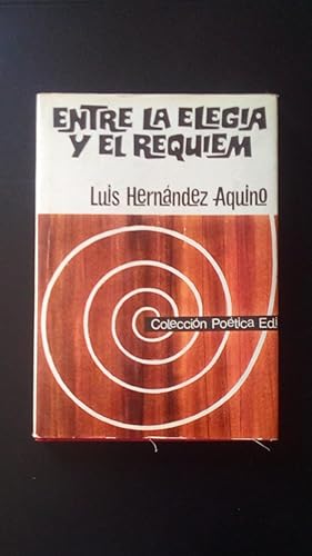 Portada del libro de ENTRE LA ELEGIA Y EL REQUIEM
