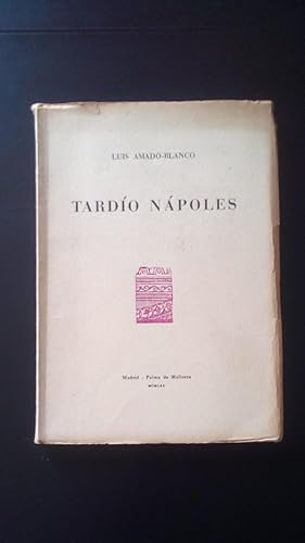 Portada del libro de TARDIO NAPOLES