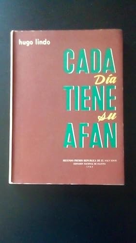 Portada del libro de CADA DIA TIENE SU AFAN