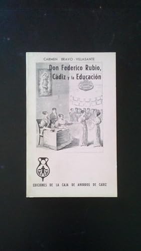 Portada del libro de DON FEDERICO RUBIO, CADIZ Y LA EDUCACION