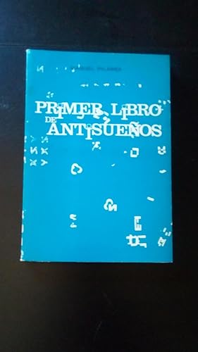Portada del libro de PRIMER LIBRO DE ANTISUEÑOS