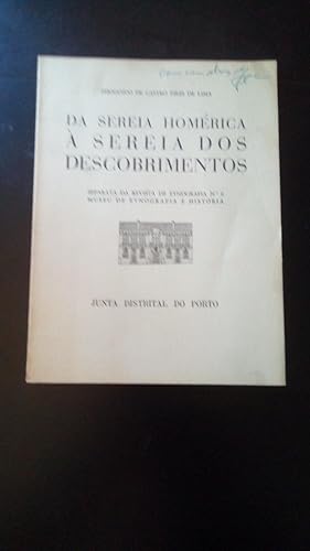 Portada del libro de DA SEREIA HOMERICA A SEREIA DOS DESCOBRIMENTOS