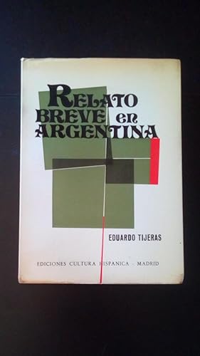 Portada del libro de RELATO BREVE EN ARGENTINA