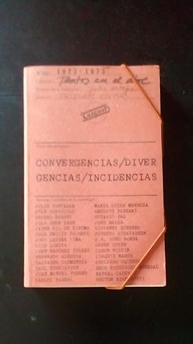 Portada del libro de CONVERGENCIAS/ DIVERGENCIAS/ INCIDENCIAS