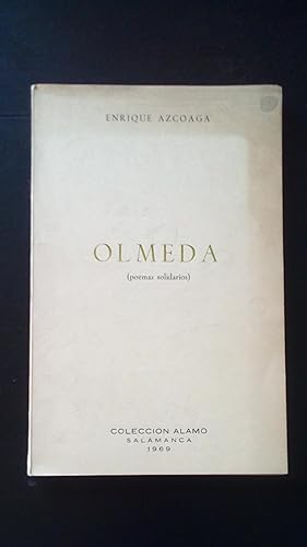 Portada del libro de OLMEDA - POEMAS SOLIDARIOS