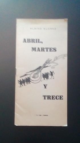 Portada del libro de ABRIL, MARTES Y TRECE