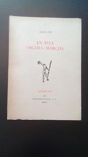 Portada del libro de EN ESTA OSCURA MARCHA