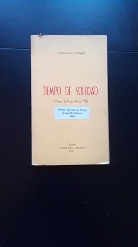 Portada del libro de TIEMPO DE SOLEDAD