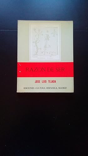 Portada del libro de RAZON DE SER