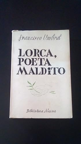 Portada del libro de LORCA, POETA MALDITO