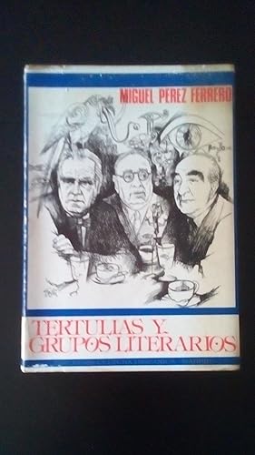 Portada del libro de TERTULIAS Y GRUPOS LITERARIOS