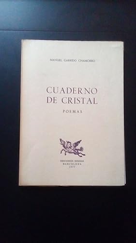 Portada del libro de CUADERNO DE CRISTAL - POEMAS