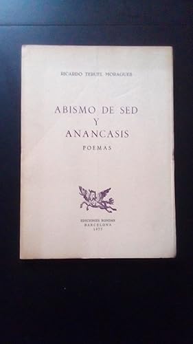 Portada del libro de ABISMO DE SED Y ANANCASIS - POEMAS