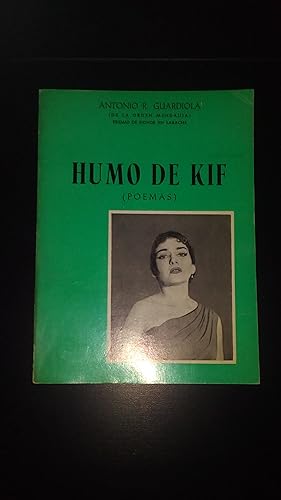 Portada del libro de HUMO DE KIF - POEMAS