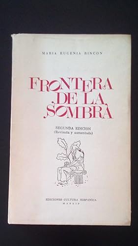Portada del libro de FRONTERA DE LA SOMBRA