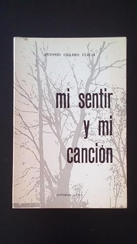 Portada del libro de MI SENTIR Y MI CANCION