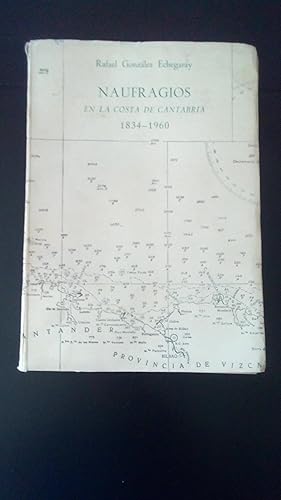 Portada del libro de NAUFRAGIOS EN LA COSTA DE CANTABRIA 1834-1960