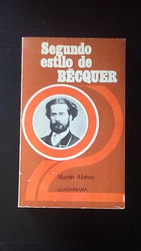 Portada del libro de SEGUNDO ESTILO DE BECQUER