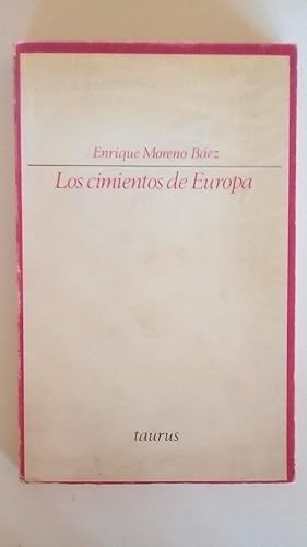 Portada del libro de LOS CIMIENTOS DE EUROPA