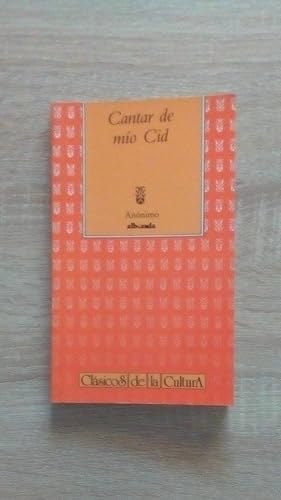Portada del libro de CANTAR DE MIO CID