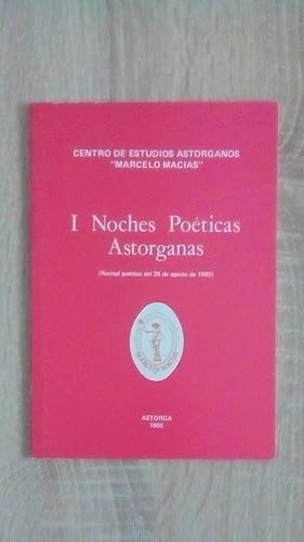 Portada del libro de I NOCHES POETICAS ASTORGANAS