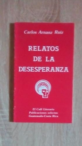 Portada del libro de RELATOS DE LA DESESPERANZA