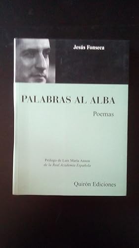 Portada del libro de PALABRAS AL ALBA - POEMAS